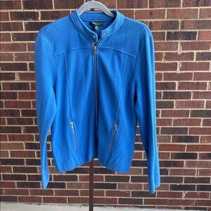 Ralph Lauren Women's Vibrant Blue Bomber Jacket